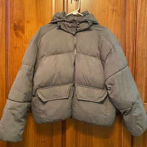 Dark grey bubbly jacket